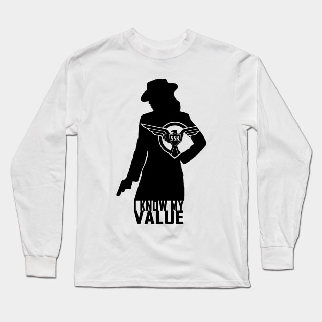 I Know My Value Long Sleeve T-Shirt by fanartdesigns